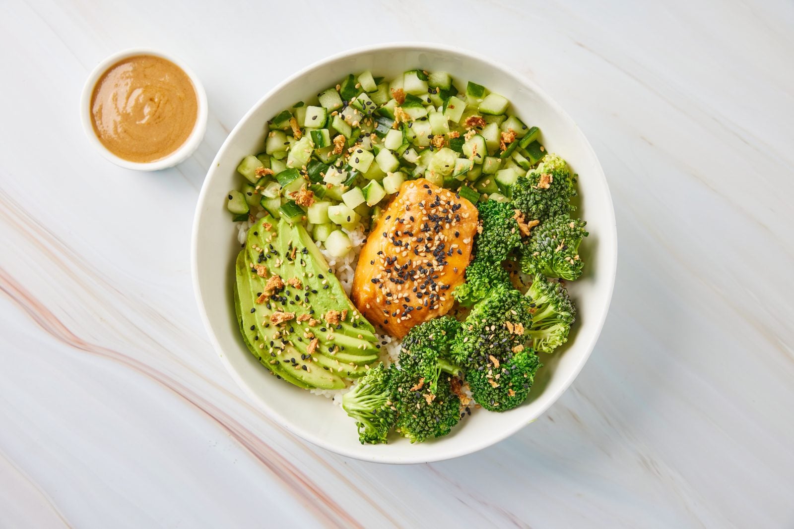 Miso Glazed Salmon bowl