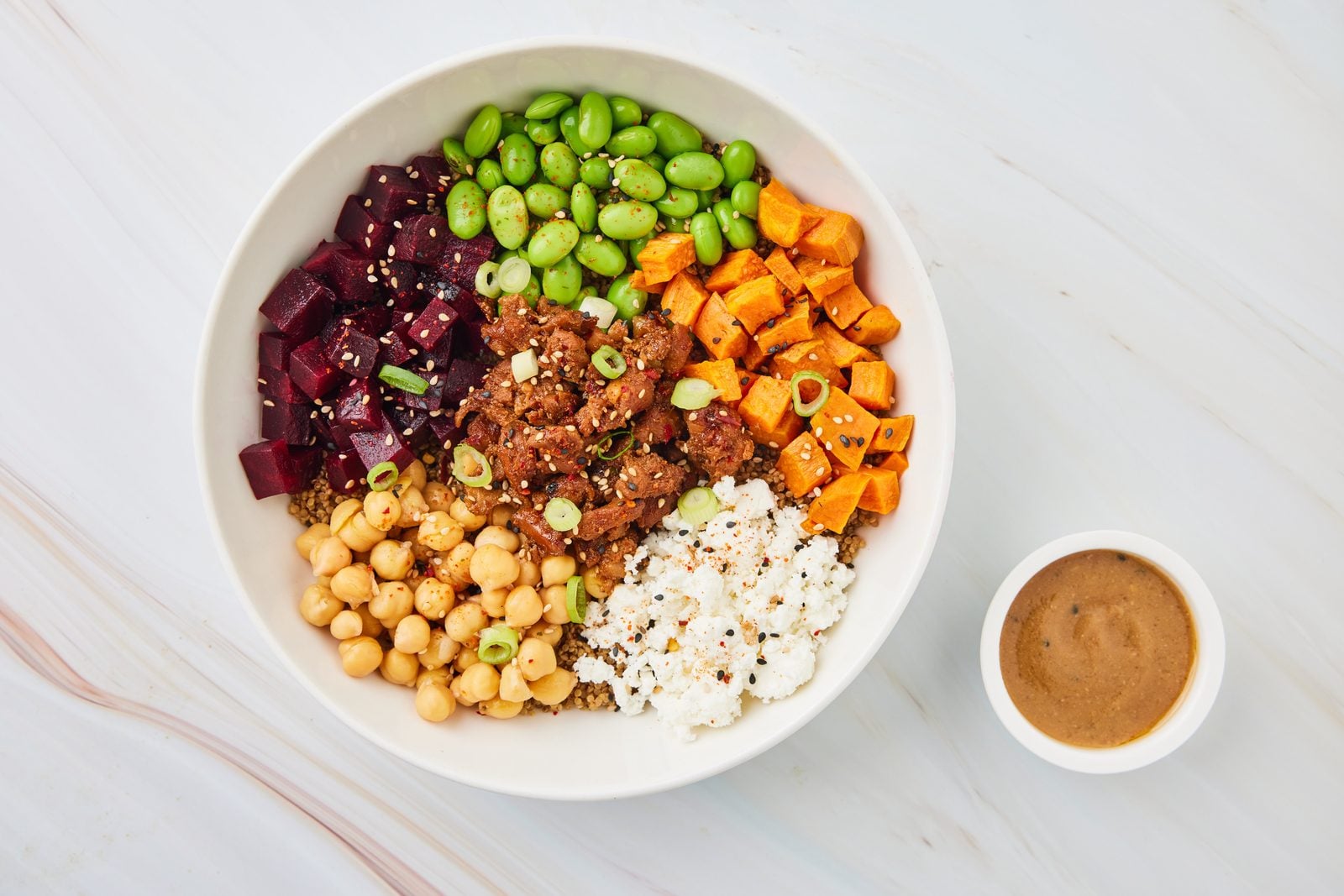 Protein Poké Chicken bowl